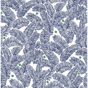 0045541 athina navy fern wallpaper