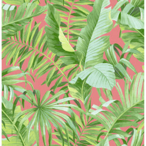 0045583 alfresco coral tropical palm wallpaper