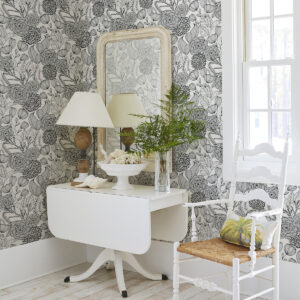 Alannah Black Botanical Wallpaper