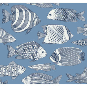 0051007 wailea sky blue tropical school wallpaper