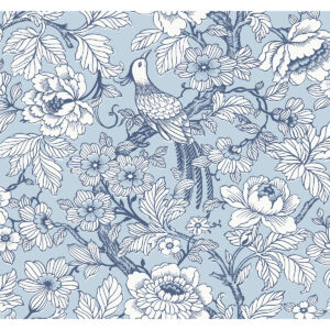 0051017 beaufort light blue peony chinoiserie wallpaper