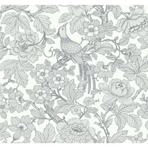 0051021 beaufort light grey peony chinoiserie wallpaper