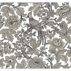 0051023 beaufort black peony chinoiserie wallpaper