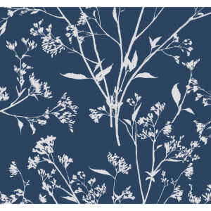 0051033 southport navy delicate branches wallpaper
