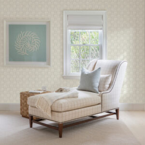 Calabash Dove Rope Basketweave Wallpaper