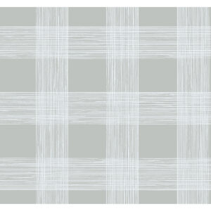 0051045 scarborough grey striated plaid wallpaper