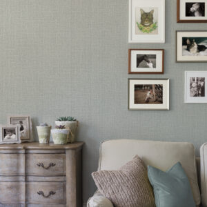 Marblehead Taupe Crosshatched Grasscloth Wallpaper