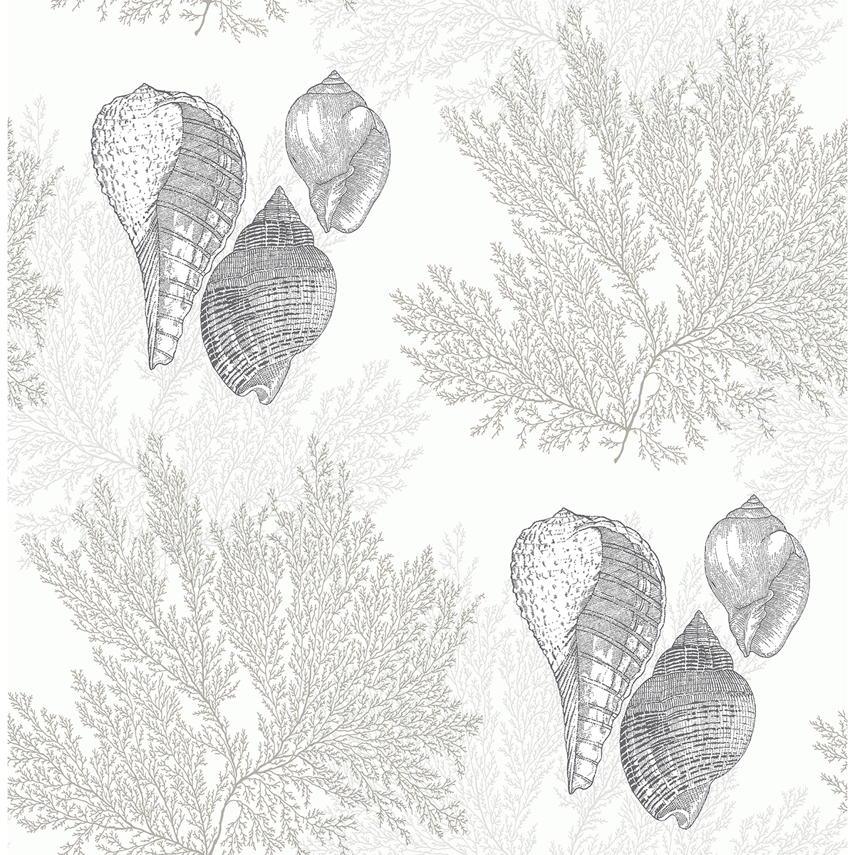 0051073 nauset cream seashell shores wallpaper