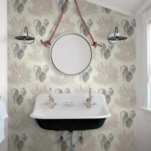 Nauset Cream Seashell Shores Wallpaper