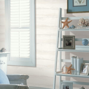Truro Bone Weathered Shiplap Wallpaper