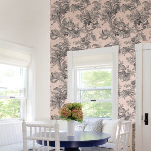Carmel Blush Baroque Florals Wallpaper