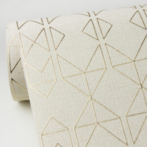 Paititi Gold Diamond Trellis Wallpaper