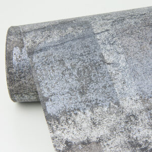 Pele Silver Distressed Wallpaper