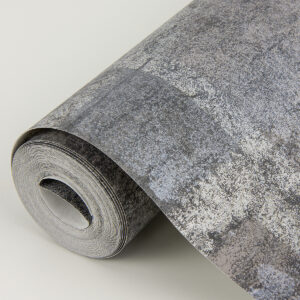 Pele Silver Distressed Wallpaper