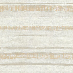 Rakasa Gold Distressed Stripe Wallpaper