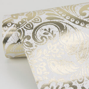 Artemis Gold Floral Damask Wallpaper