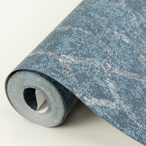 Ziva Blue Trellis Wallpaper