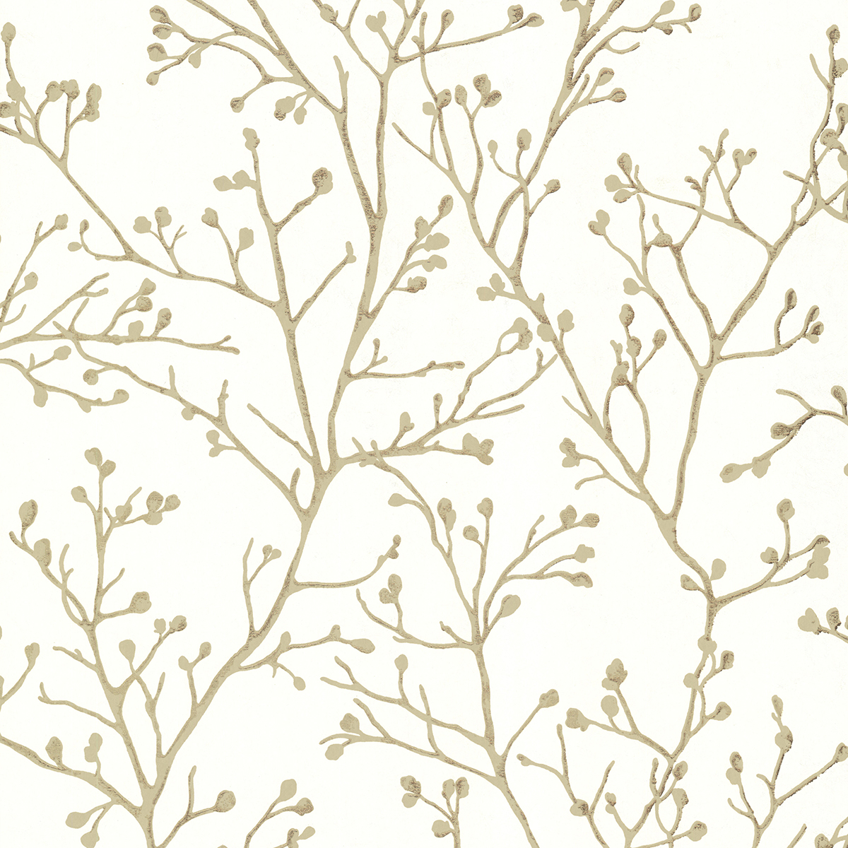 Koura Cream Budding Branches Wallpaper - Image 2