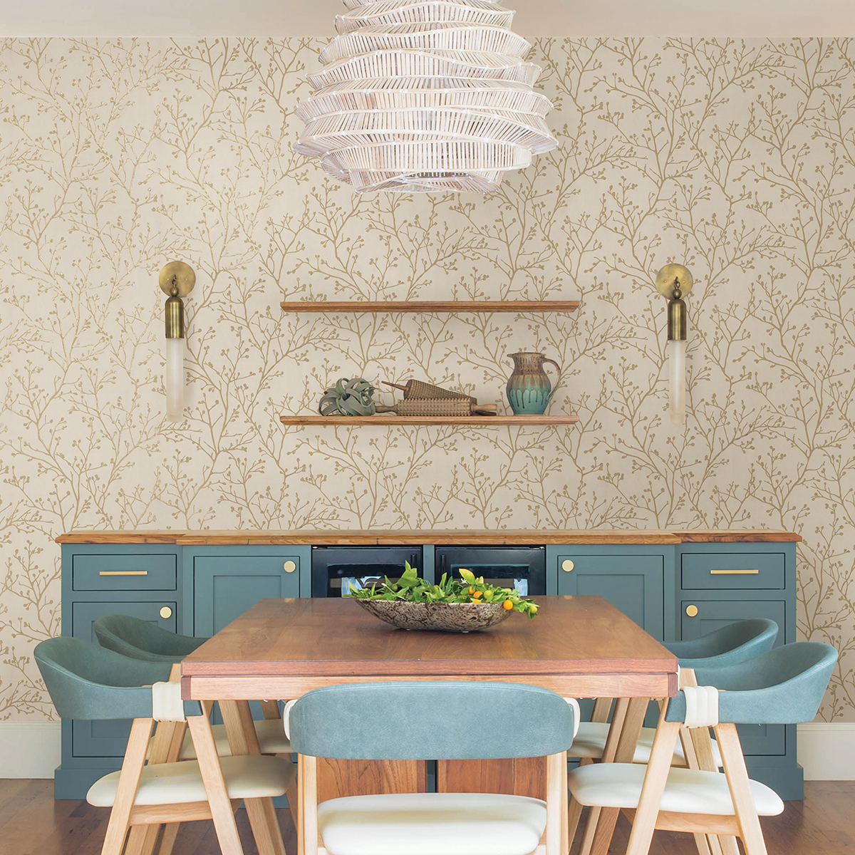 Koura Cream Budding Branches Wallpaper - Image 3