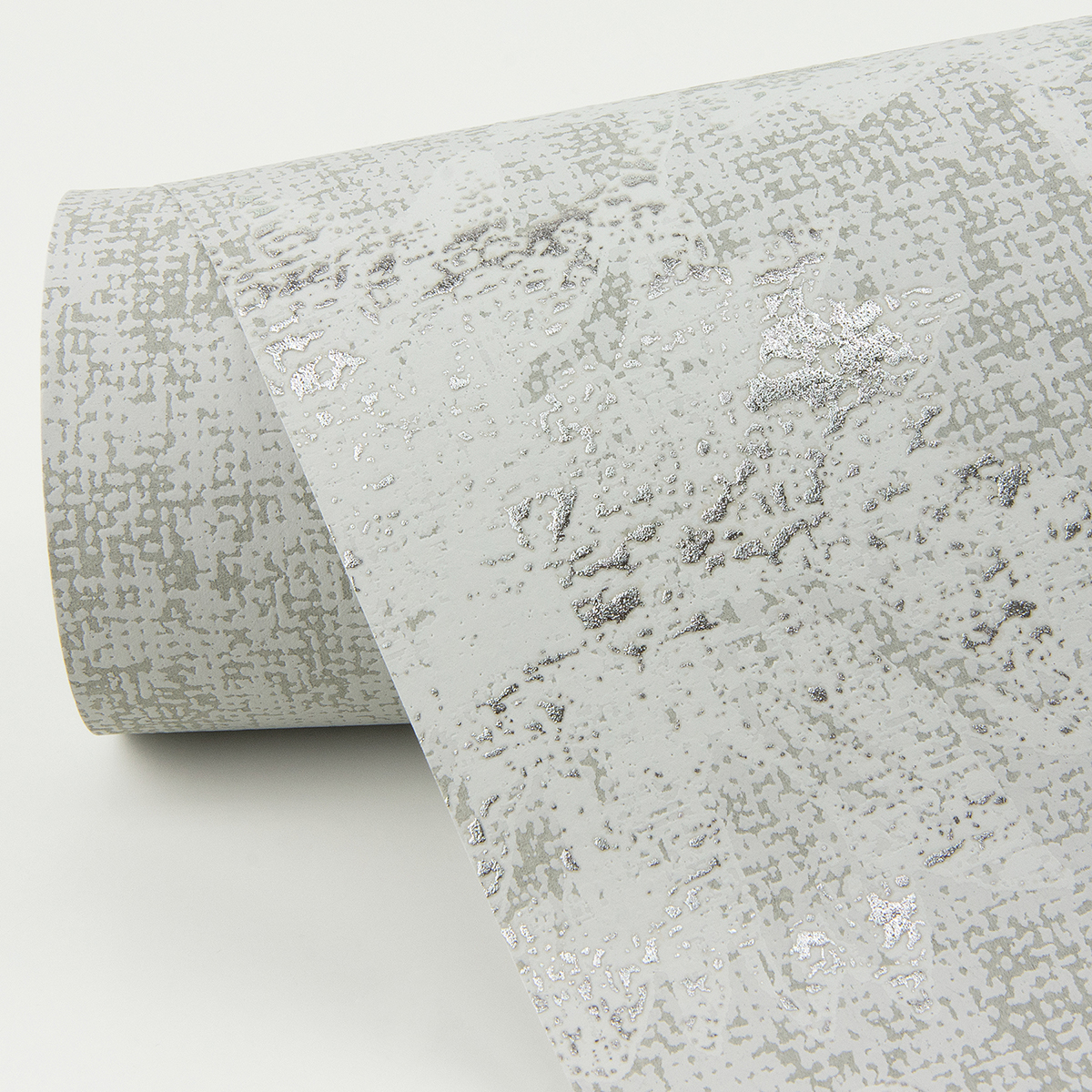 Kala Platinum Floral Wallpaper