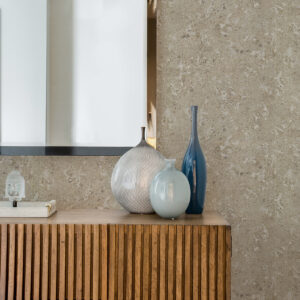 Kulta Pewter Cemented Wallpaper
