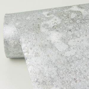 Kulta Silver Cemented Wallpaper