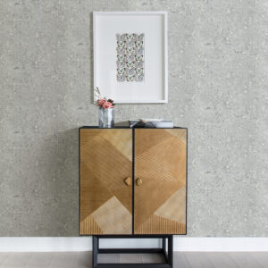 Kulta Silver Cemented Wallpaper