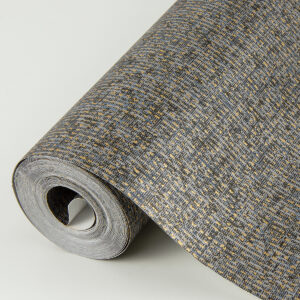 Maia Stone Faux Linen Wallpaper