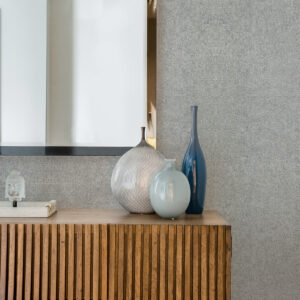 Nysa Silver High Gloss Wallpaper