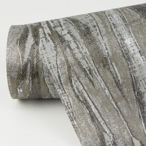 Suna Charcoal Woodgrain Wallpaper