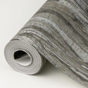 Suna Charcoal Woodgrain Wallpaper
