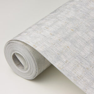 Zeke Silver Imitation Fabric Wallpaper