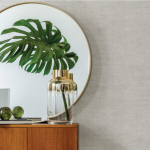 Tanso Silver Textured Wallpaper