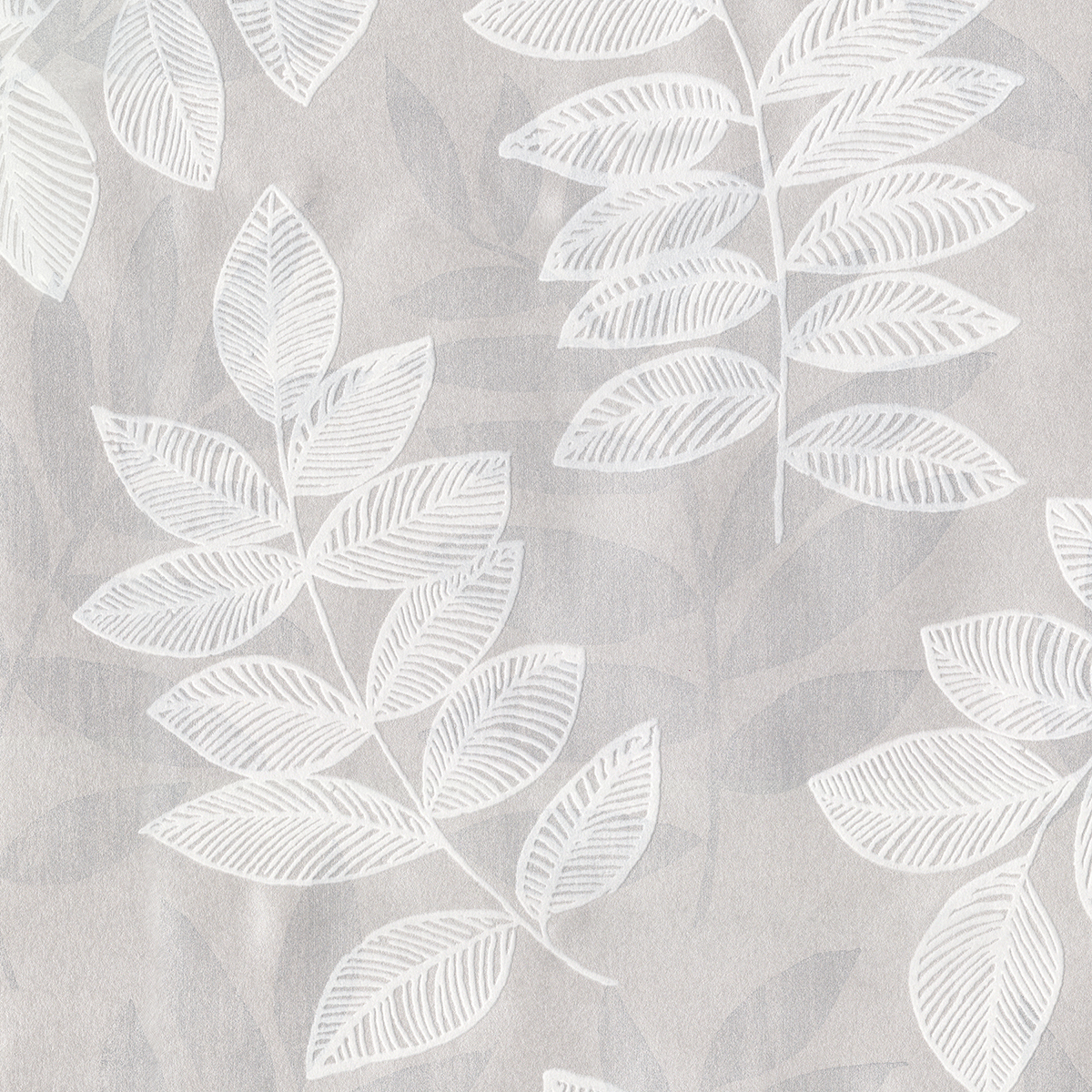 0053012 chimera silver flocked leaf wallpaper