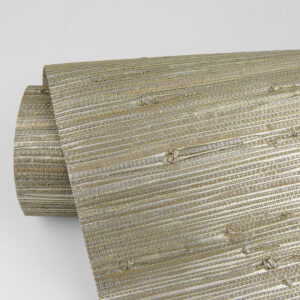Iriga Gold Grasscloth Wallpaper