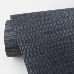 Victoria Indigo Grasscloth Wallpaper