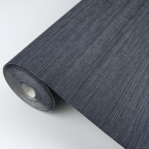 Victoria Indigo Grasscloth Wallpaper