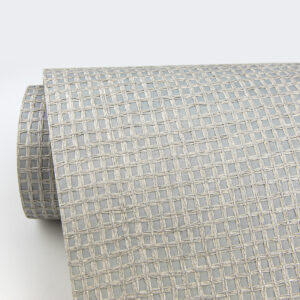 Wancahi Grey Grasscloth Wallpaper