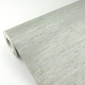 Samai Aquamarine Grasscloth Wallpaper