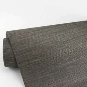 Ming Taupe Grasscloth Wallpaper