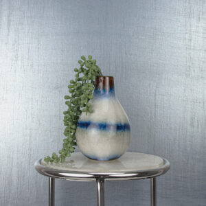 Lustre Slate Silk Weave Wallpaper