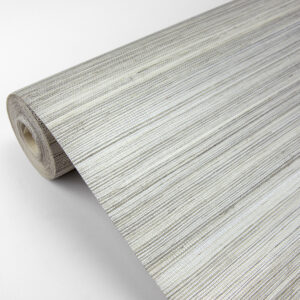 Zoysia Platinum Grasscloth Wallpaper