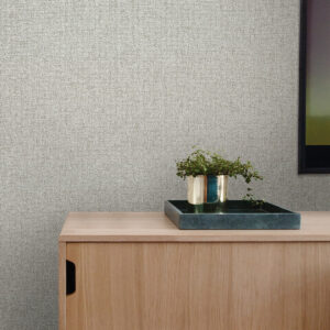 Chiang Grey Grasscloth Wallpaper