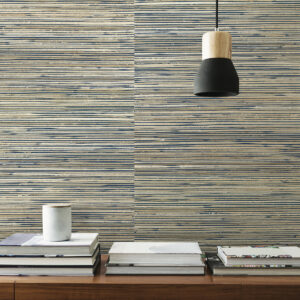 Ranong Champagne Grasscloth Wallpaper