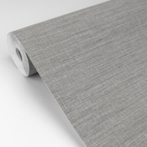 Essence Grey Linen Texture Wallpaper
