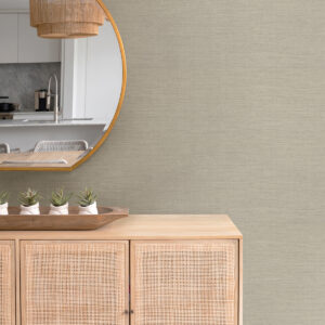 Essence Beige Linen Texture Wallpaper