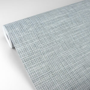 In the Loop Sage Faux Grasscloth Wallpaper
