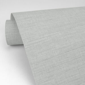 Essence Light Grey Linen Texture Wallpaper