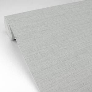 Essence Light Grey Linen Texture Wallpaper