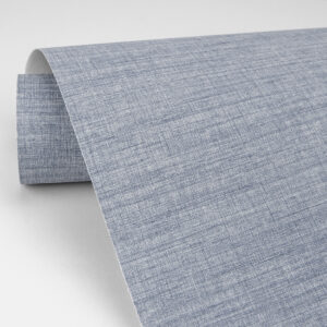Essence Light Blue Linen Texture Wallpaper